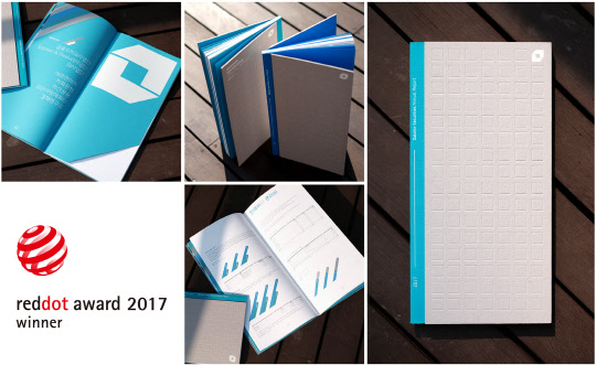 대신증권의 '애뉴얼리포트'가 올해 레드닷 어워드를 수상했다. 대신증권 제공.